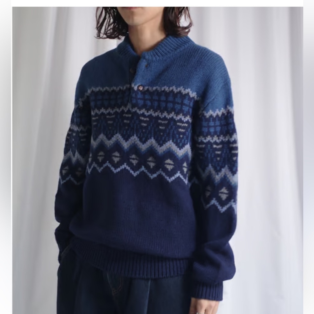 L.L Bean fair isle sweater